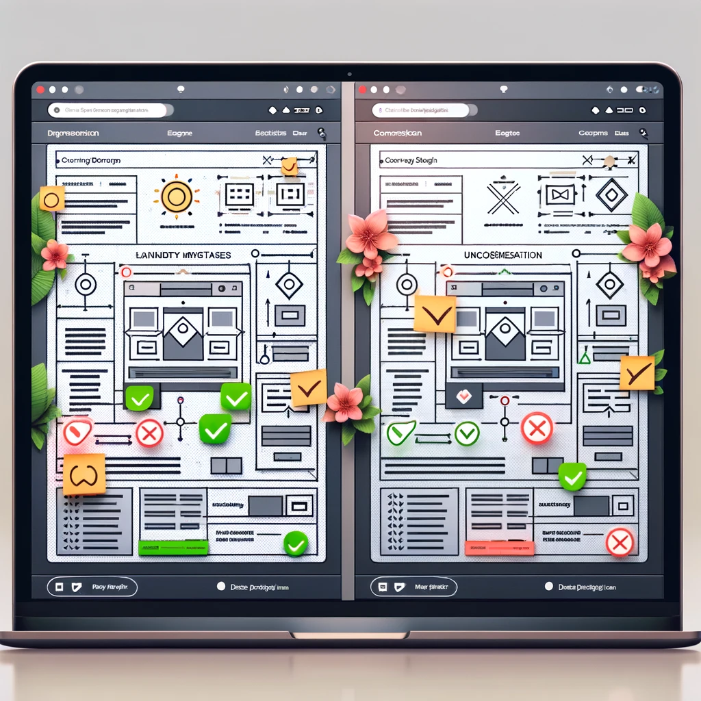 errores al crear un wireframe